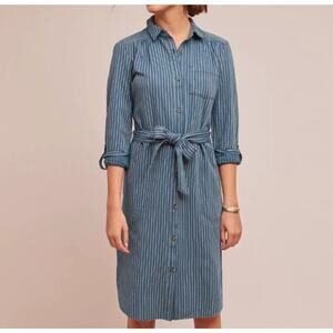Anthropologie Bellamy Striped‎ Dress